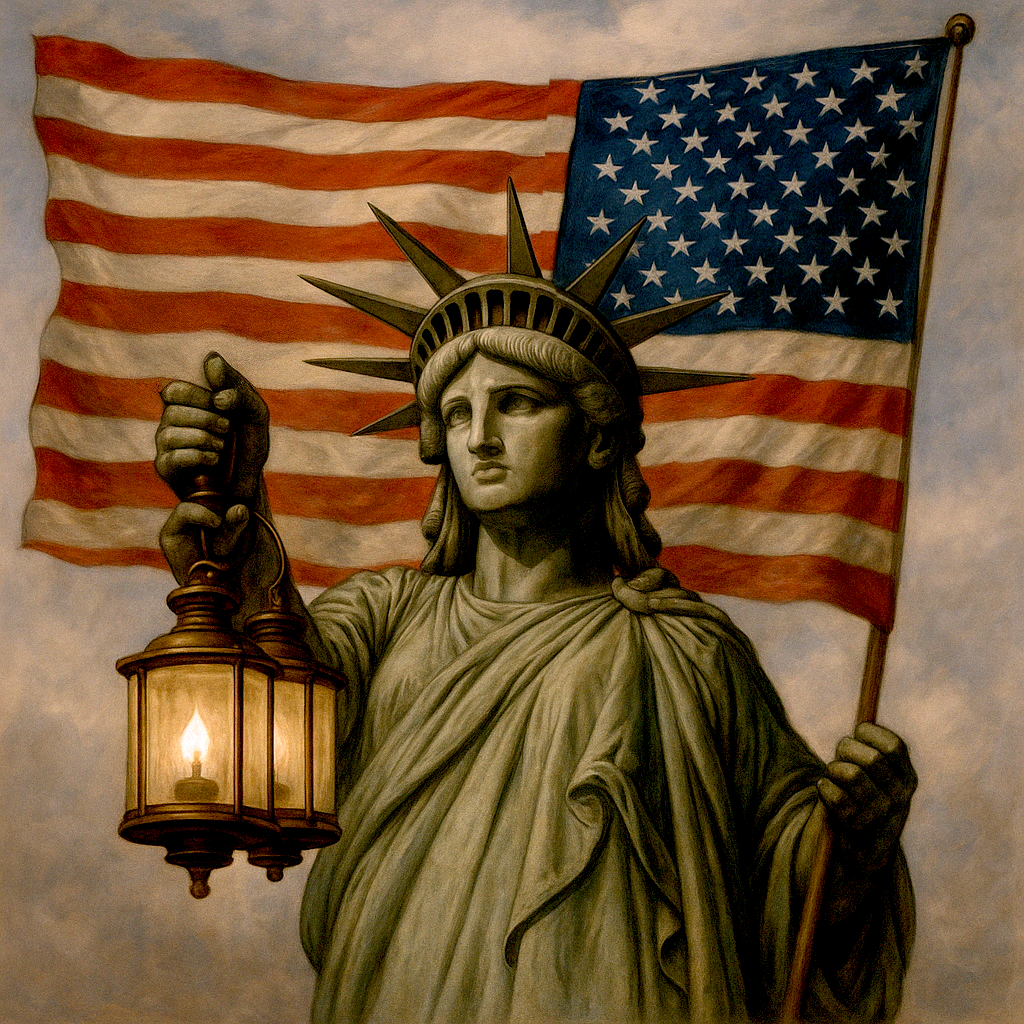 Ywo Lanterns for Liberty